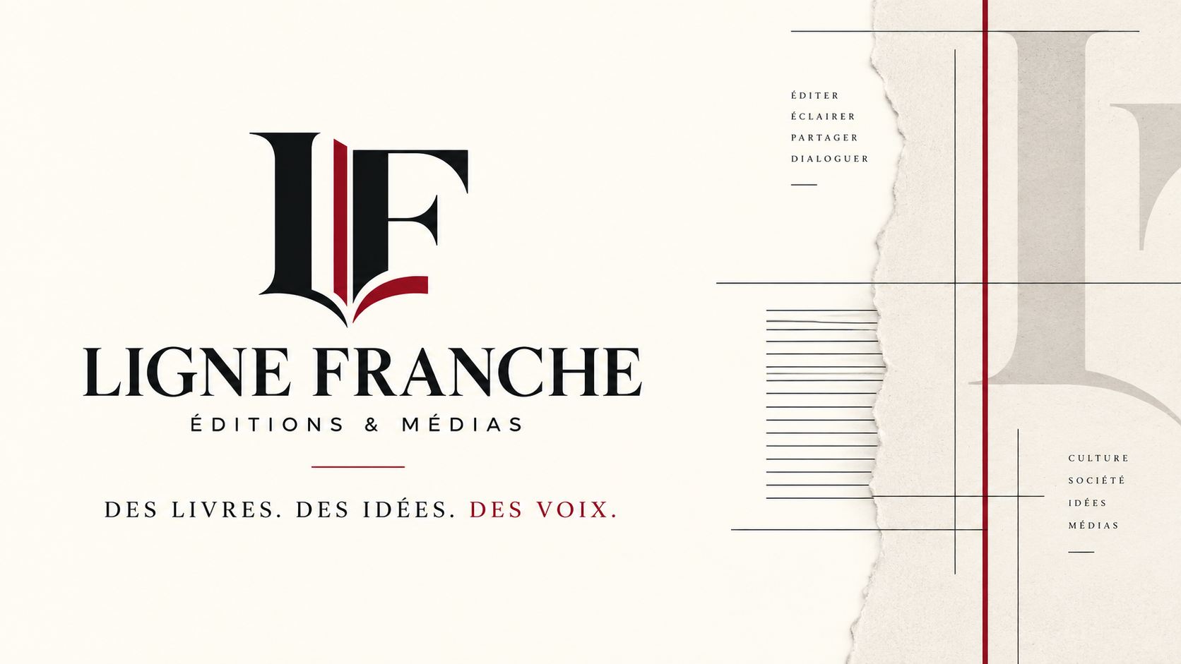 Ligne Franche — Éditions & Médias. Des livres. Des idées. Des voix.
